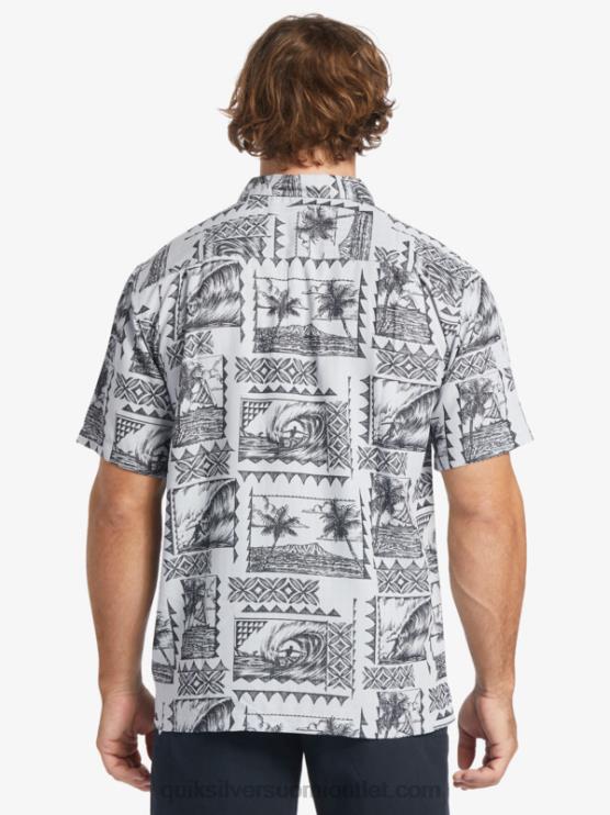 Quiksilver D6JJ433 miehet mustat surffausmatkailijat Waterman Surf trippers lyhythihainen paita