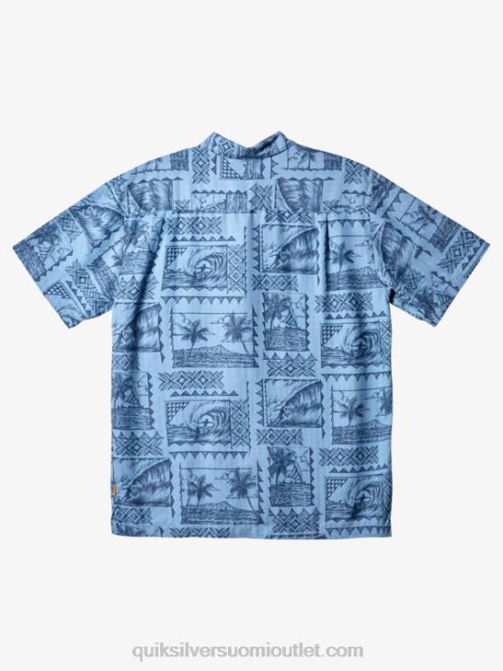 Quiksilver D6JJ434 miehet hämäränsiniset surffausmatkailijat Waterman Surf trippers lyhythihainen paita