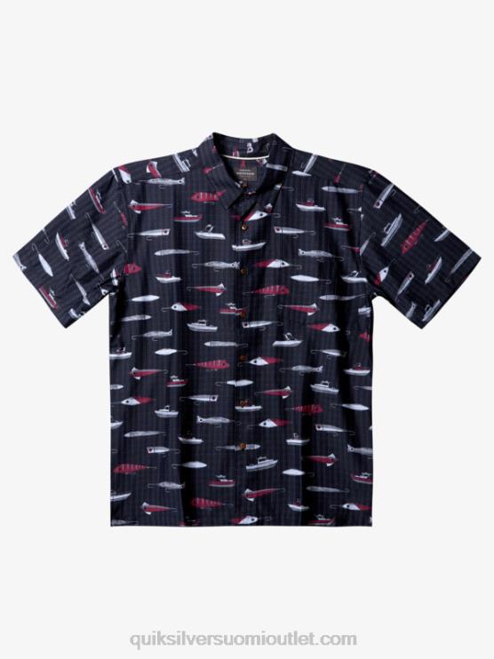 Quiksilver D6JJ441 miehet musta vetoviikko Waterman drag Week tekninen lyhythihainen paita