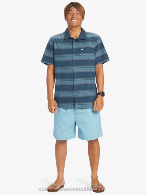 Quiksilver D6JJ446 miehet keskiyön laivasto cali str cali sunrise lyhythihainen paita
