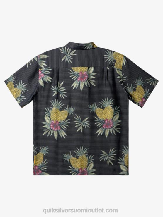 Quiksilver D6JJ449 miehet musta kenttätyö Waterman field work lyhythihainen paita