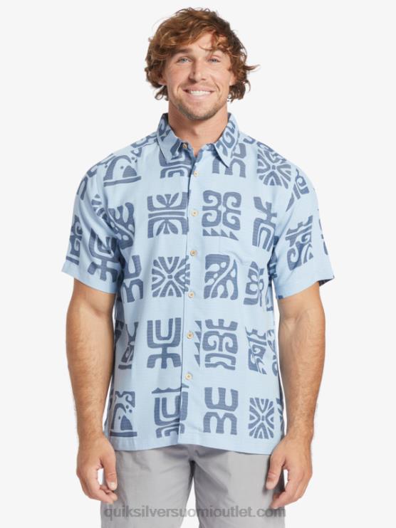 Quiksilver D6JJ457 miehet hämäränsininen kanavamela waterman channel meloa lyhythihainen paita