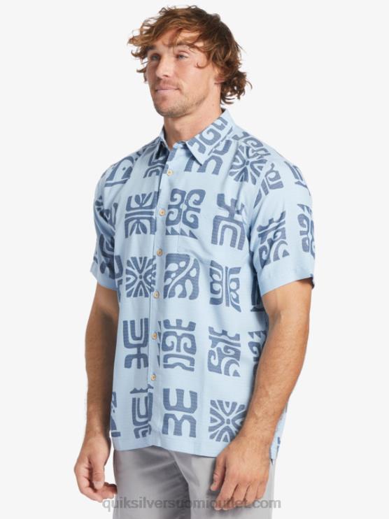 Quiksilver D6JJ457 miehet hämäränsininen kanavamela waterman channel meloa lyhythihainen paita