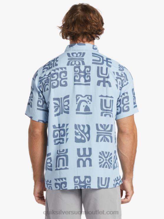 Quiksilver D6JJ457 miehet hämäränsininen kanavamela waterman channel meloa lyhythihainen paita