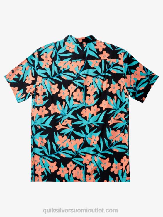 Quiksilver D6JJ474 miehet musta pensaan ympäriltä vesimies noin bush lyhythihainen paita