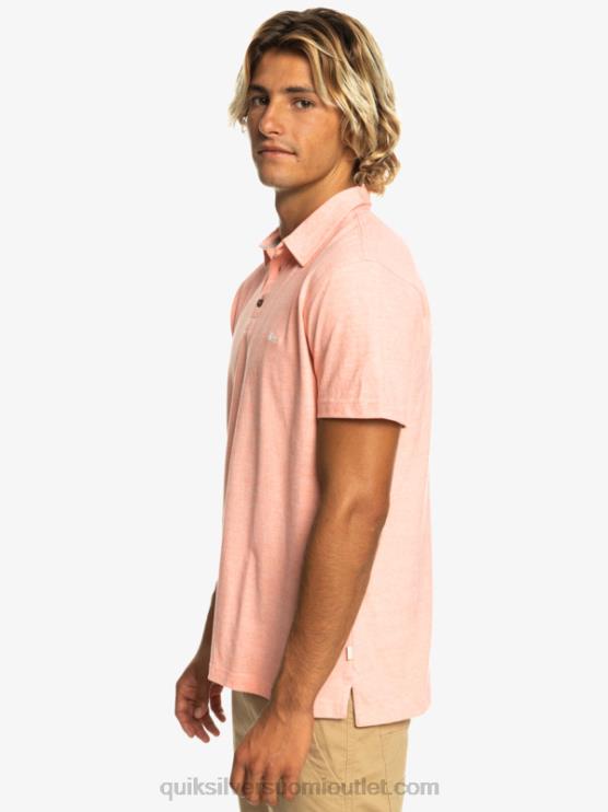 Quiksilver D6JJ480 miehet tuoretta lohta sunset cruise lyhythihainen poolopaita