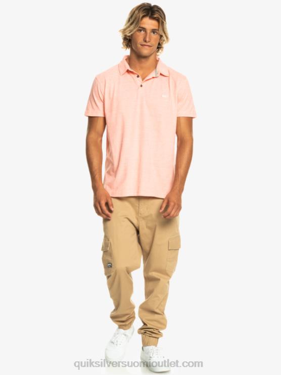 Quiksilver D6JJ480 miehet tuoretta lohta sunset cruise lyhythihainen poolopaita