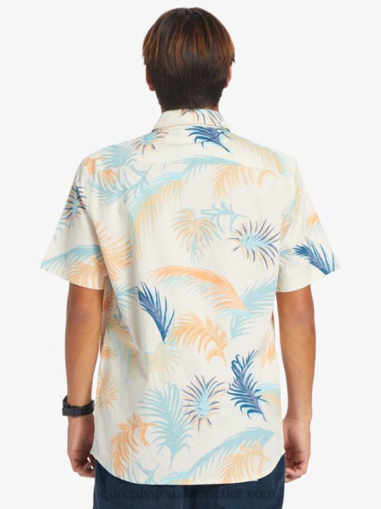 Quiksilver D6JJ550 miehet koivu trooppinen häiriö Trooppinen glitch lyhythihainen paita