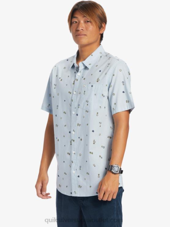 Quiksilver D6JJ591 miehet taivaansininen rauhallinen rave s rauhallinen rave lyhythihainen paita