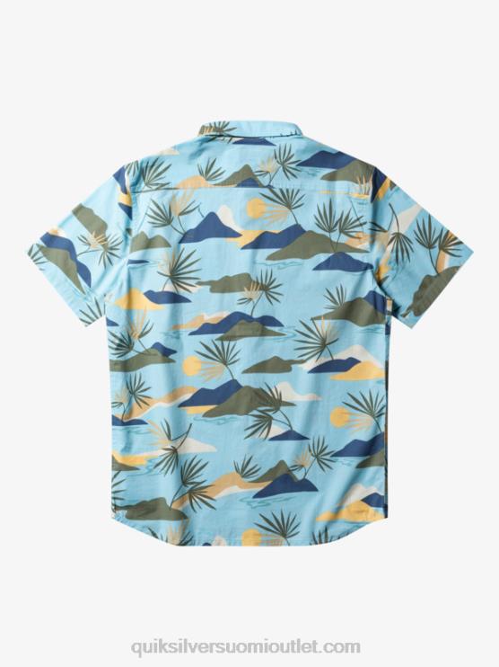 Quiksilver D6JJ665 miehet taivaansininen hidas daze ss hidas huima lyhythihainen paita