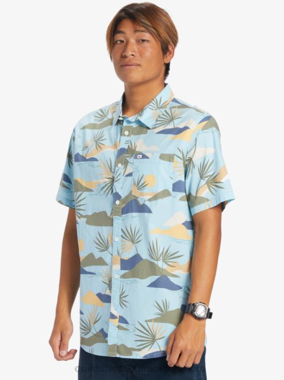 Quiksilver D6JJ665 miehet taivaansininen hidas daze ss hidas huima lyhythihainen paita