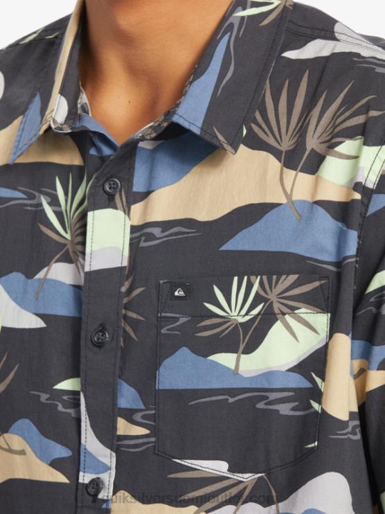 Quiksilver D6JJ667 miehet asfaltti hidas daze ss hidas huima lyhythihainen paita