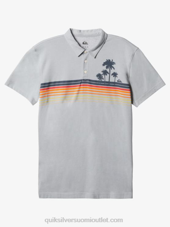 Quiksilver D6JJ750 miehet räntää stripe lite lyhythihainen poolopaita