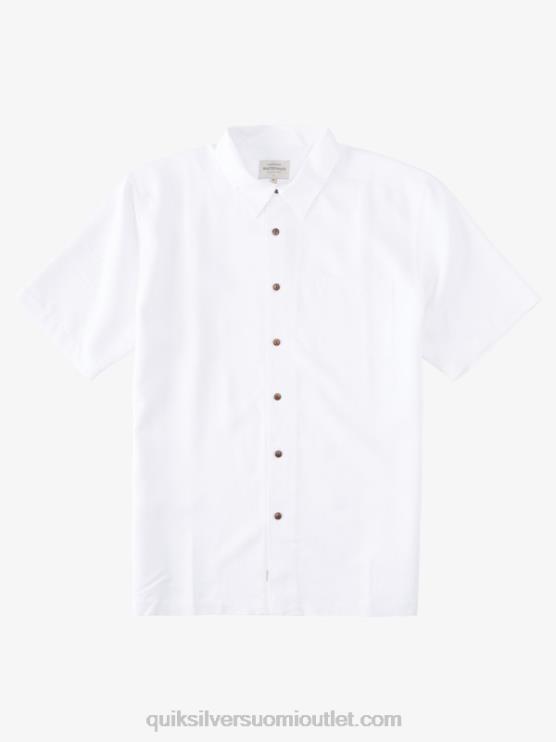 Quiksilver D6JJ799 miehet valkoinen vesimies manele bay lyhythihainen paita