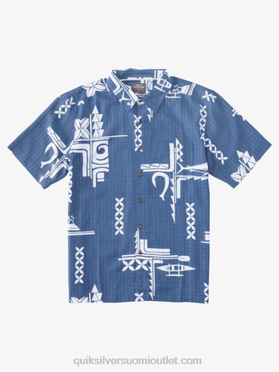 Quiksilver D6JJ862 miehet lippu sininen iso saalis vesimies big catch lyhythihainen paita