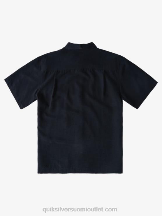 Quiksilver D6JJ868 miehet musta Waterman Tahiti Palms Premium ryppyjä estävä paita