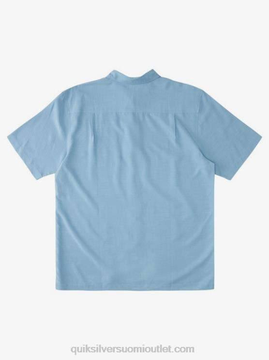 Quiksilver D6JJ870 miehet hämärän sininen Waterman Tahiti Palms Premium ryppyjä estävä paita