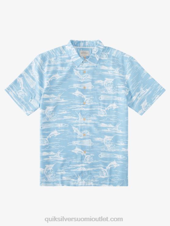 Quiksilver D6JJ900 miehet hämäränsininen marliinijigi vesimies marlin jig havaijilainen paita