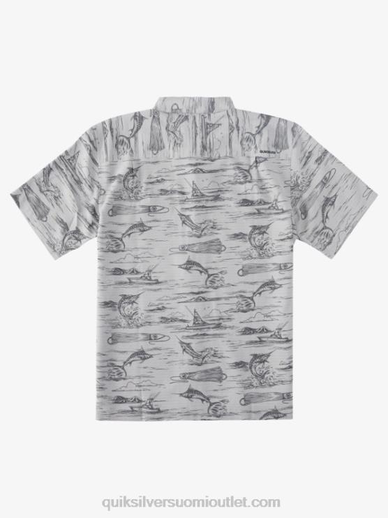 Quiksilver D6JJ901 miehet musta marliini jigi vesimies marlin jig havaijilainen paita