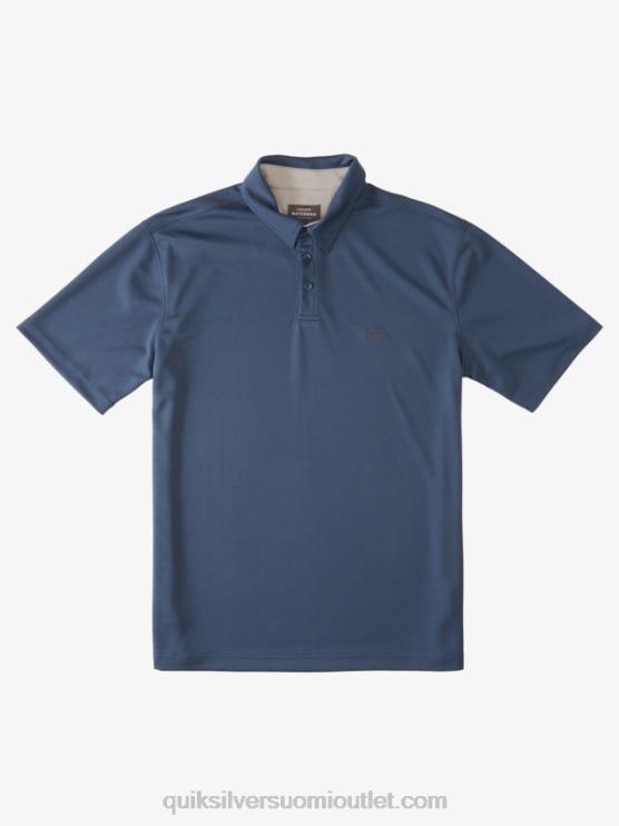 Quiksilver D6JJ96 miehet keskiyön laivasto Waterman vesi lyhythihainen poolopaita