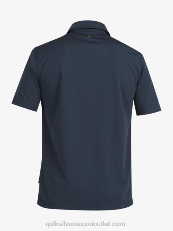 Quiksilver D6JJ96 miehet keskiyön laivasto Waterman vesi lyhythihainen poolopaita