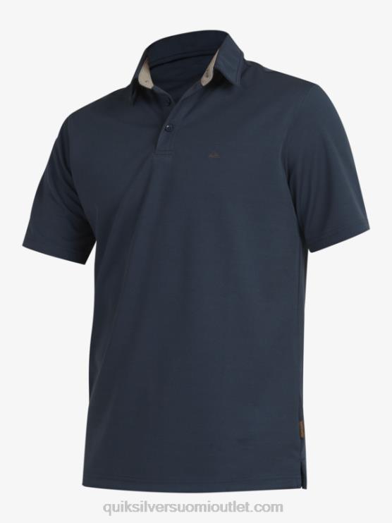 Quiksilver D6JJ96 miehet keskiyön laivasto Waterman vesi lyhythihainen poolopaita