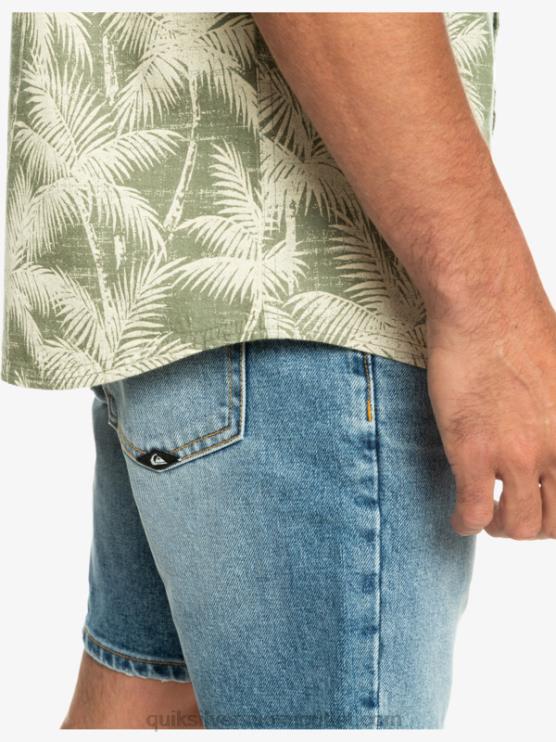 Quiksilver D6JJ996 miehet neljän lehden ohikiitävä hetki fleeting moment lyhythihainen paita
