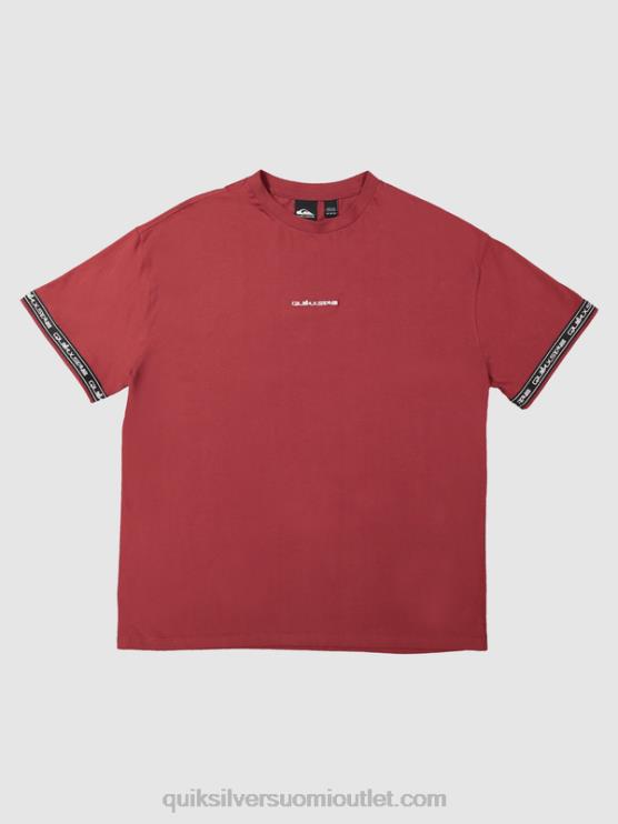 Quiksilver x Stab D6JJ1864 miehet rubiiniviini 90-luvun t-paita