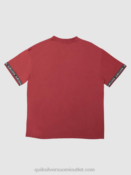 Quiksilver x Stab D6JJ1864 miehet rubiiniviini 90-luvun t-paita