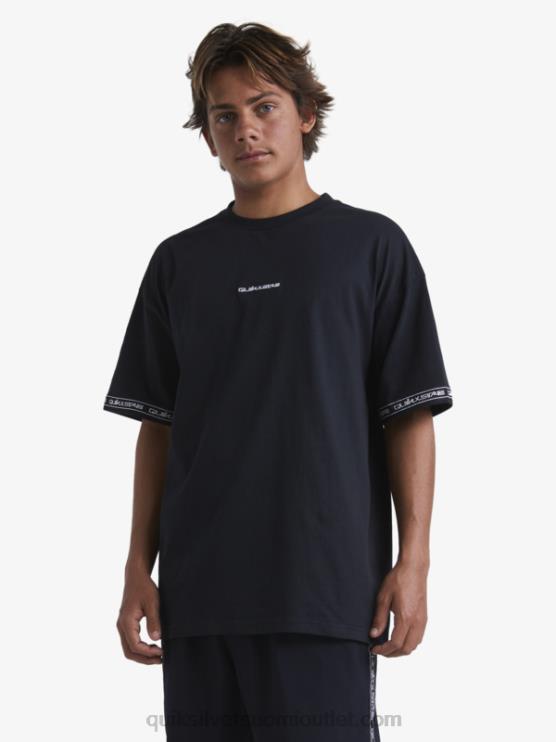 Quiksilver x Stab D6JJ1865 miehet musta 90-luvun t-paita