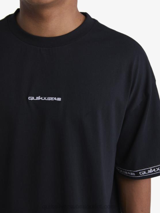 Quiksilver x Stab D6JJ1865 miehet musta 90-luvun t-paita