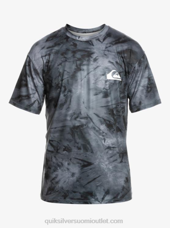 Quiksilver D6JJ1086 miehet musta digital session upf 50 lyhythihainen surffipaita