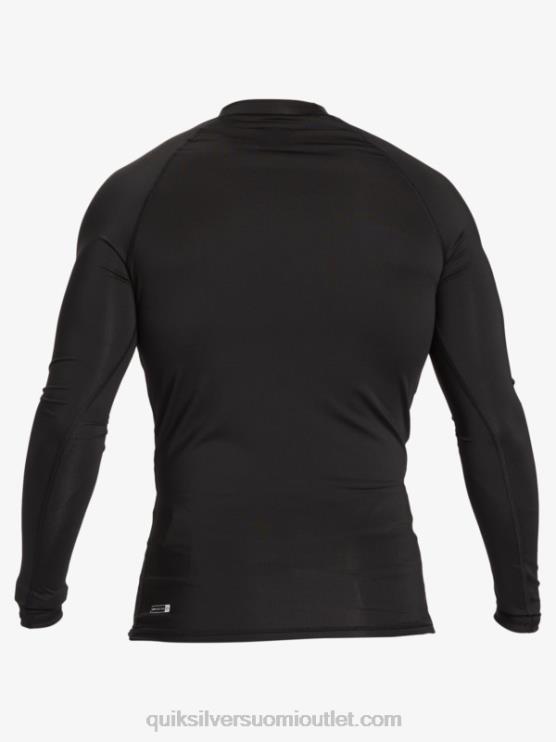 Quiksilver D6JJ1105 miehet musta hawaii double down upf 50 pitkähihainen surffipaita