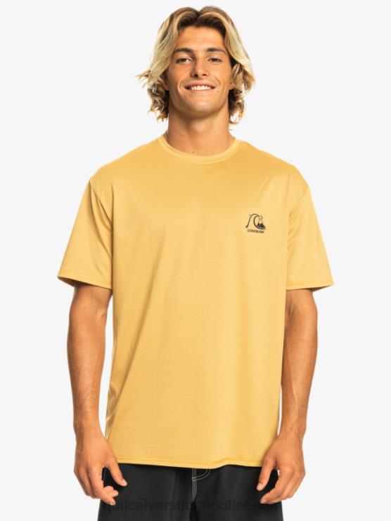 Quiksilver D6JJ1127 miehet vehnä kanerva Heritage Heather lyhythihainen upf 50 surffit-paita