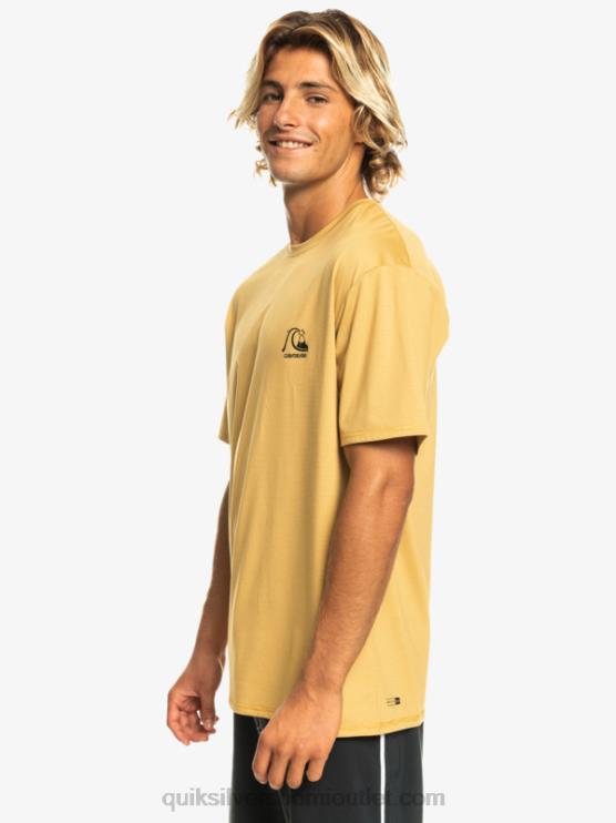 Quiksilver D6JJ1127 miehet vehnä kanerva Heritage Heather lyhythihainen upf 50 surffit-paita