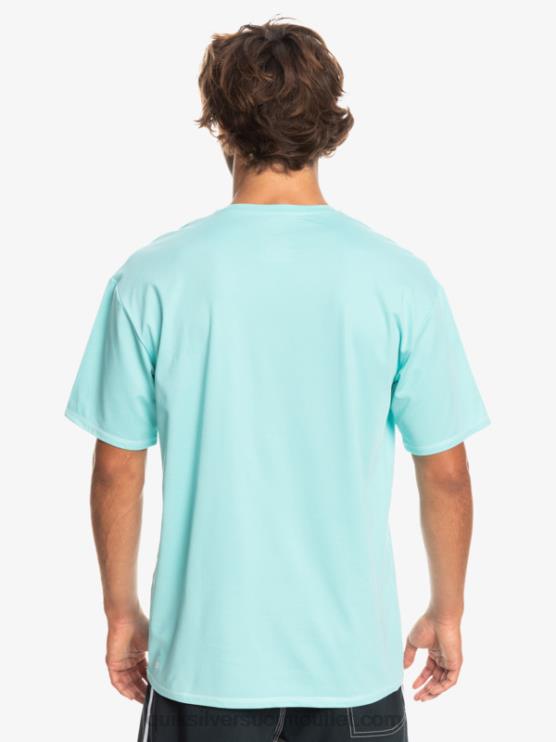 Quiksilver D6JJ1128 miehet enkelinsininen kanerva Heritage Heather lyhythihainen upf 50 surffit-paita