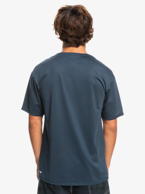 Quiksilver D6JJ1129 miehet keskiyön laivaston kanerva Heritage Heather lyhythihainen upf 50 surffit-paita