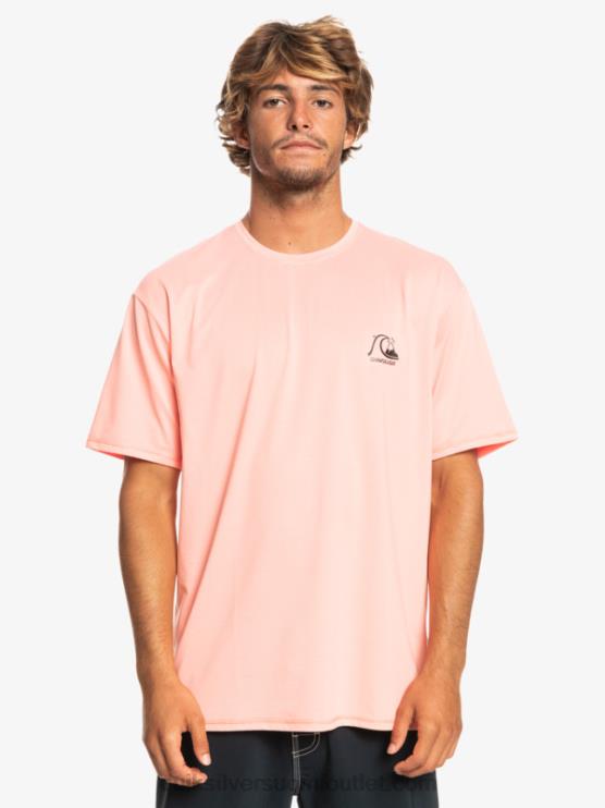 Quiksilver D6JJ1130 miehet tuoretta lohta kanervaa Heritage Heather lyhythihainen upf 50 surffit-paita