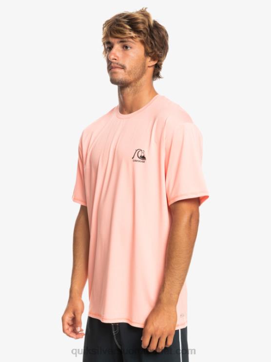 Quiksilver D6JJ1130 miehet tuoretta lohta kanervaa Heritage Heather lyhythihainen upf 50 surffit-paita