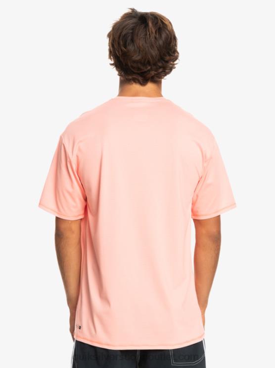 Quiksilver D6JJ1130 miehet tuoretta lohta kanervaa Heritage Heather lyhythihainen upf 50 surffit-paita