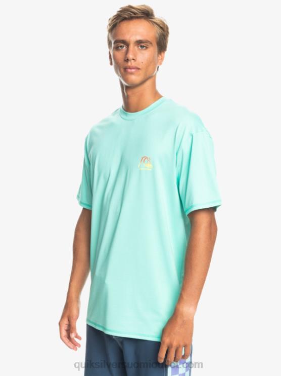 Quiksilver D6JJ1133 miehet altaan vihreä kanerva Heritage Heather lyhythihainen upf 50 surffit-paita