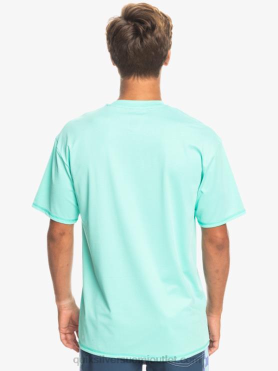 Quiksilver D6JJ1133 miehet altaan vihreä kanerva Heritage Heather lyhythihainen upf 50 surffit-paita