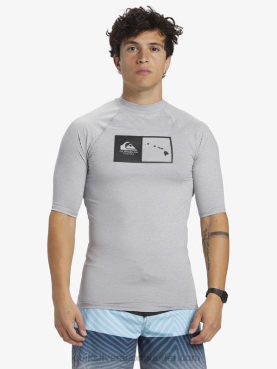Quiksilver D6JJ1169 miehet räntä kanerva hawaii double down upf 50 lyhythihainen surffipaita