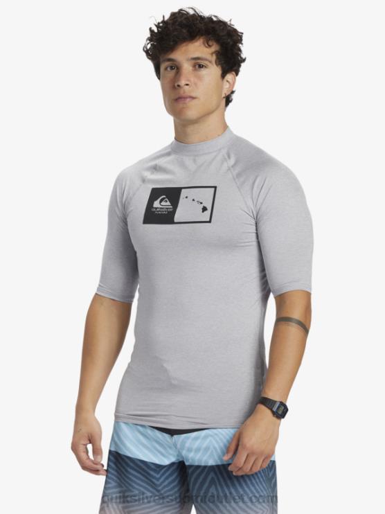 Quiksilver D6JJ1169 miehet räntä kanerva hawaii double down upf 50 lyhythihainen surffipaita