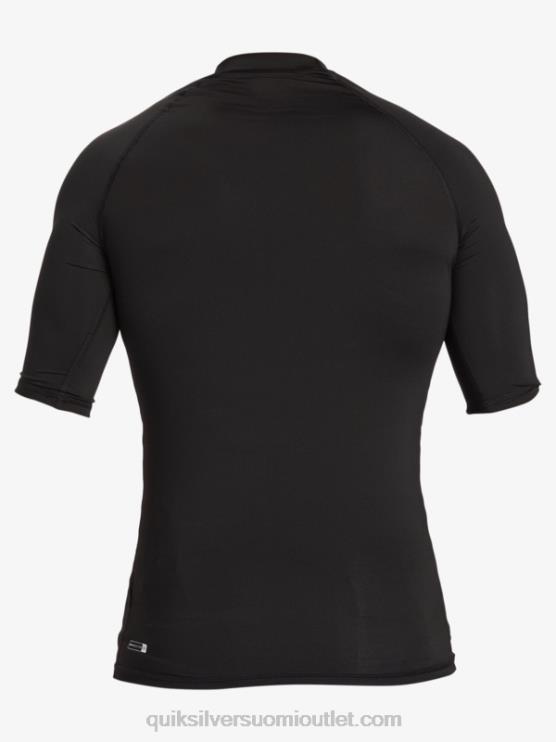 Quiksilver D6JJ1170 miehet musta hawaii double down upf 50 lyhythihainen surffipaita