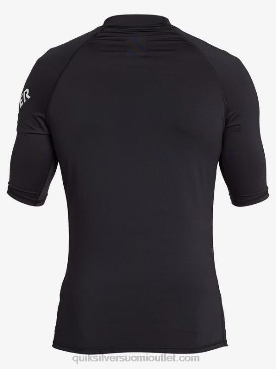 Quiksilver D6JJ1261 miehet musta kaikkien aikojen lyhythihainen upf 50 rashguard