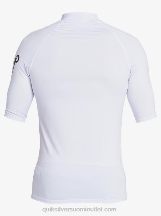 Quiksilver D6JJ1262 miehet valkoinen kaikkien aikojen lyhythihainen upf 50 rashguard