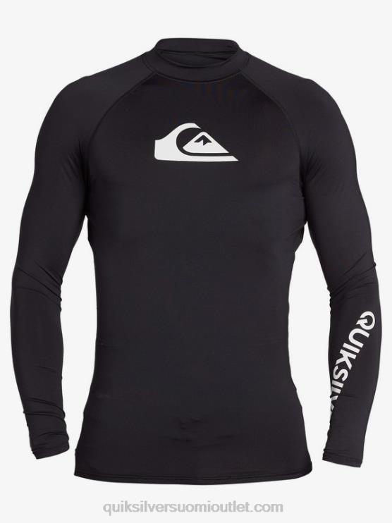 Quiksilver D6JJ1430 miehet musta kaikki aikojen pitkähihainen upf 50 rashguard