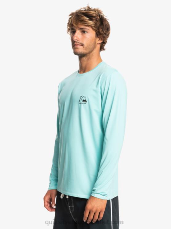Quiksilver D6JJ1468 miehet enkelinsininen kanerva Heritage Heather pitkähihainen upf 50 surffauspaita
