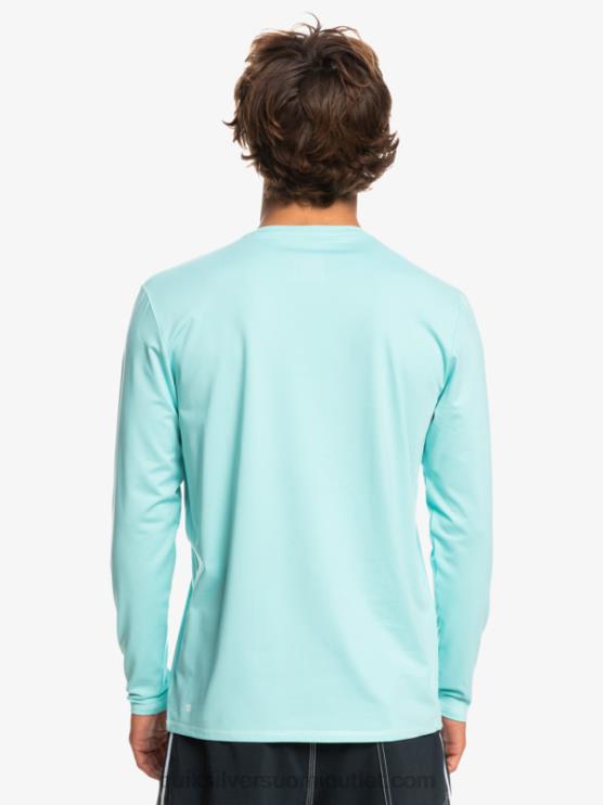 Quiksilver D6JJ1468 miehet enkelinsininen kanerva Heritage Heather pitkähihainen upf 50 surffauspaita